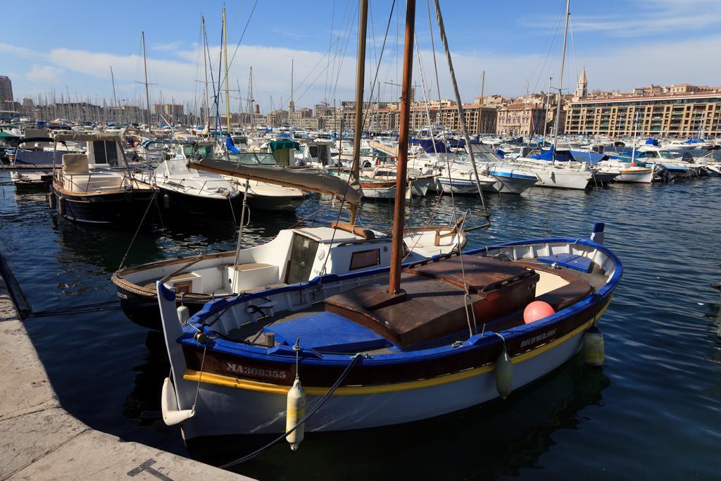 Sunny Studio Vieux Port Marselha Quarto foto